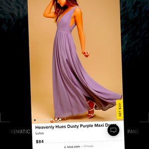 Lulus purple prom dress!!